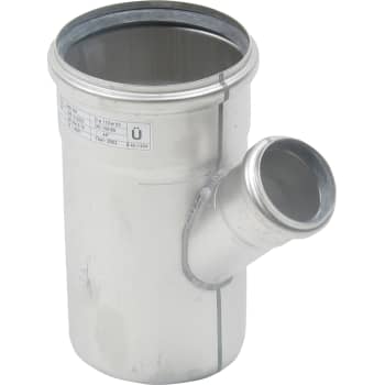 110 x 50 mm x 45° Grenrør rustfri AISI304/EN1.4301 BLÜCHER