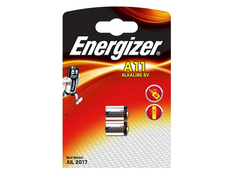 Energizer - A11(LR11A) 6V alkaline bat. Ø10x16,5mm (2 stk.)