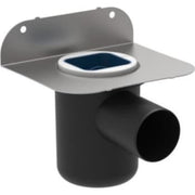 ART DECO VANDLÅS, Smøremembran,  Ø50 mm, vandret, Stål/PP