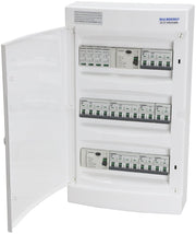 Færdigmonteret gruppetavle – 2x16A 3P+N + 2x10A 3P+N + 4x10A 1P+N + Transient