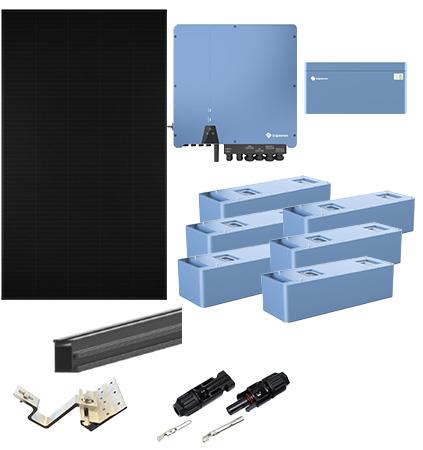 11,76KWP SOLPAKKE TEGL SOLPLANET 15KWH