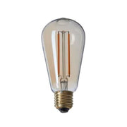 Pære LED 2W Drop Deluxe Gyldent Glas Ø64