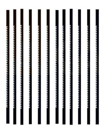 Super-Cut løvsavklinger - 14 tænder pr. 15mm (12 stk.)