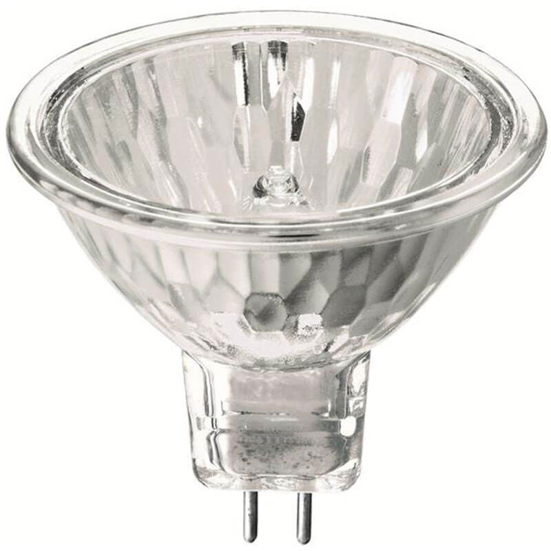 Halogenpære alu. 50mm 50W 12V GU5,3 (D)