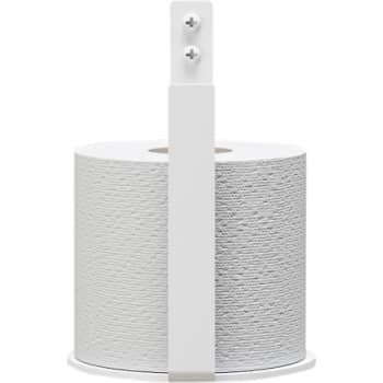Nichba ekstra toiletrulleholder hvid pulverlakeret