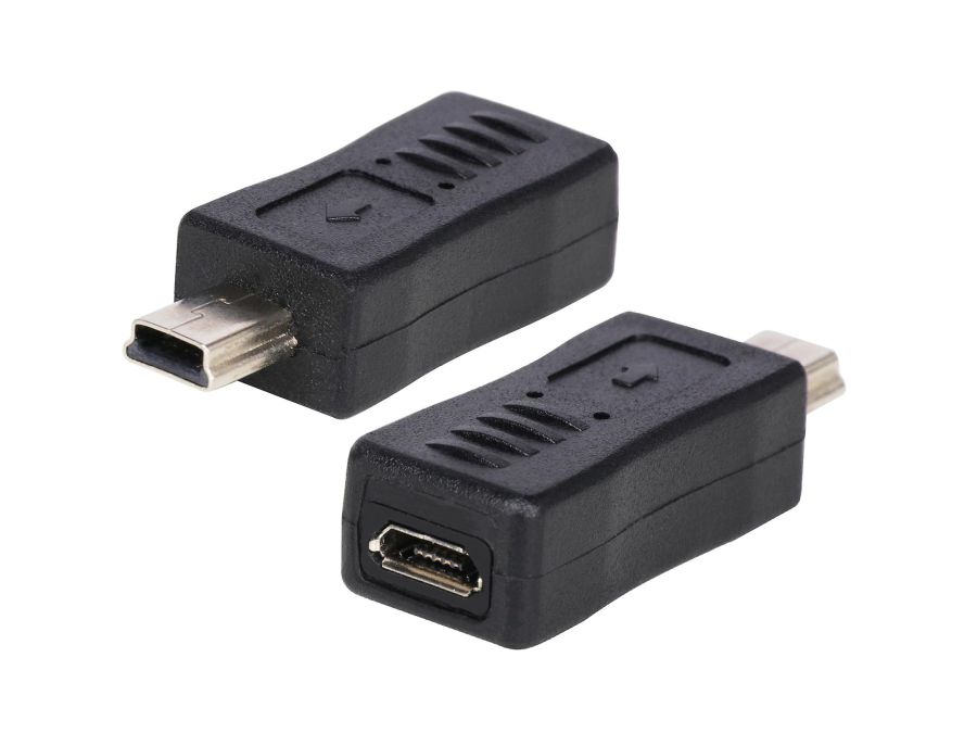 USB 2.0 adapter - Mini B han til Micro B hun