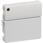 Fuga Svagstrømstryk 2 slutte og 1 lysdiode lysegrå