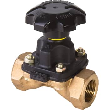 3/4" Saunders ventil, rødgods