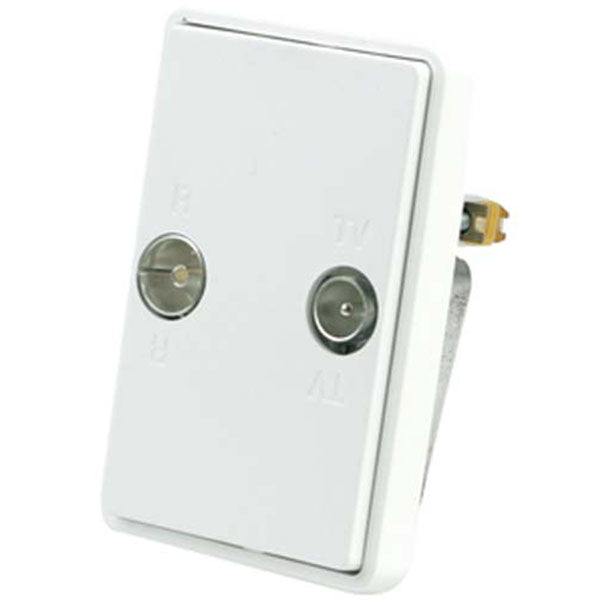 FREJA antenneudtag TV og R slutdåse T0B - HV