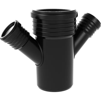 Wavin SiTech+ 110x50x50 x  45° dobbeltgrenrør