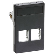 LK Fuga dataudtag til 2xActassi konnektor 1½m - koksgrå