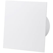 dRim ventilator m. kugleleje og bevægelsessensor hvid front