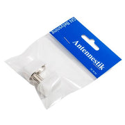 Coaxstik 1 han + 1 hun hvid  GN-pak