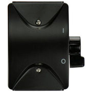 Sikkerhedsafbryder, sort 16A 2-pol+N+J