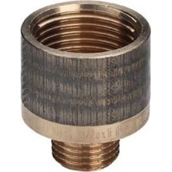 3/4" x 1/2" Spidsmuffe Rødgods Silicium Bronze