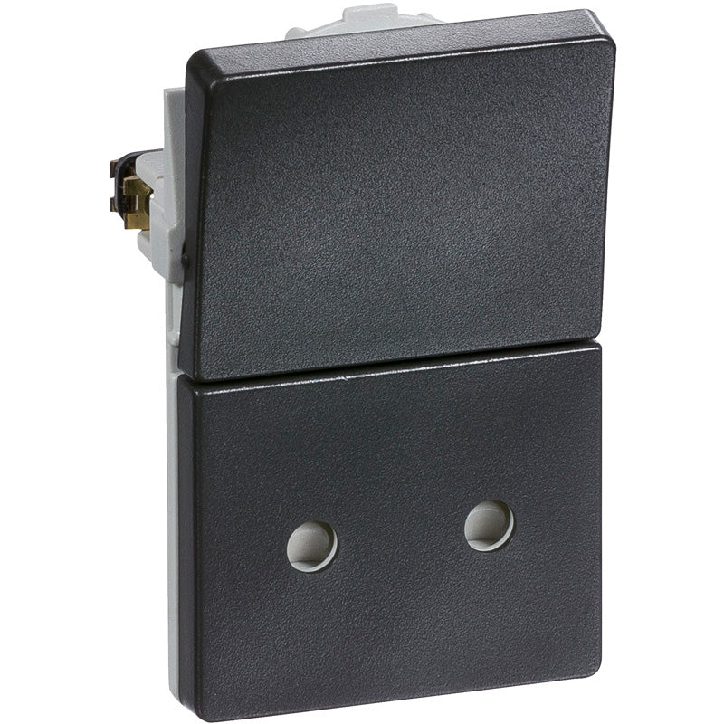 Fuga Stikkontakt 2-pol uden jord koksgrå