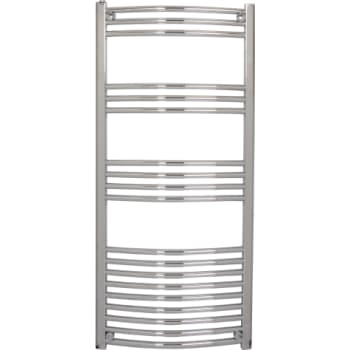 Athena buet håndklædetørrer 1200 x 500 mm krom