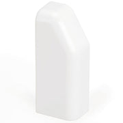 REHAU endestykke SL 20/50 venstre - perlehvid