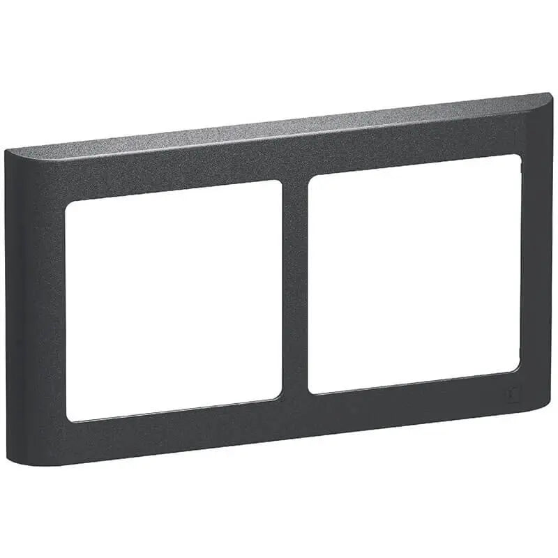 LK Fuga ramme SOFT 63 2x1m vandret - koksgrå