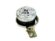 Termostat m. autoreset - NO slår til v. 80°C, 10A