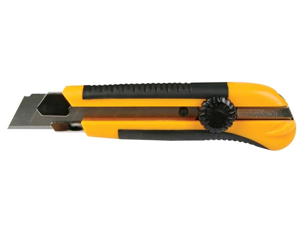 Hobbykniv m. sikkerhedslås - 25mm bladprofil