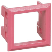 Lexcom montageramme rj45 / rj11rød