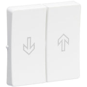 LK FUGA® afbryder 16A Tangent ½ modul, hvid (ny type)