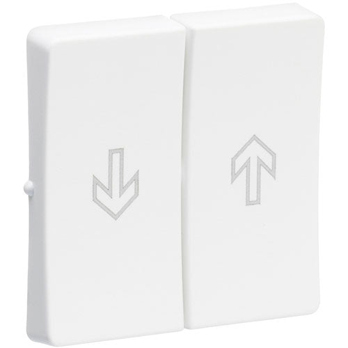 LK FUGA® afbryder 16A Tangent ½ modul, hvid (ny type)