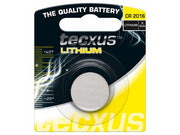 Tecxus - CR2016 Lithium knapcelle, 3V / 75mAh (1 stk.)