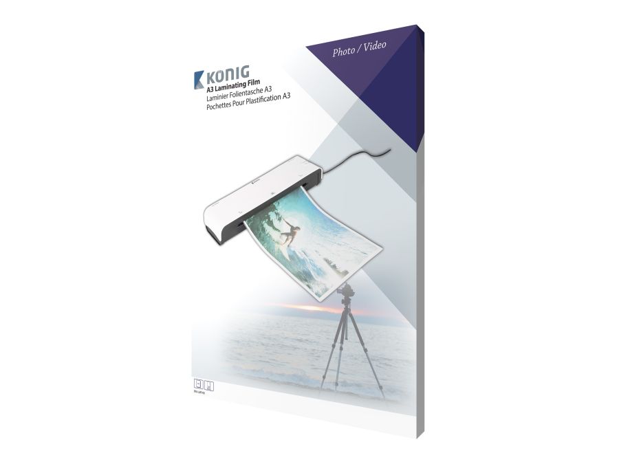 Lamineringsfilm - A3, 100um (100 stk.)