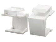 Blændprop til Keystone tilslutningsport - Hvid (1 stk.)