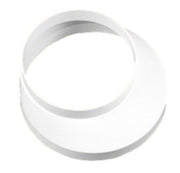 Rund reduktionsstykke - Ø160/Ø125mm, Hvid