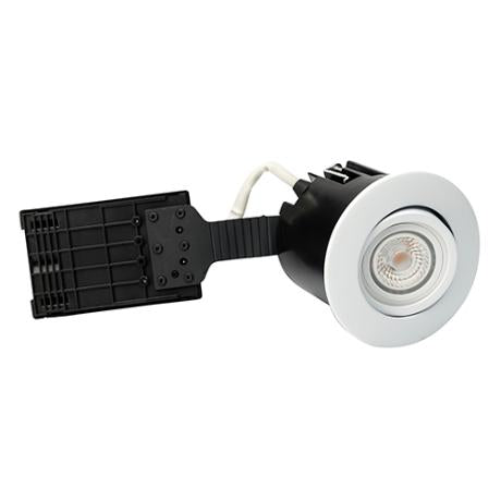 QUICK INST rund mat hvid + Diolux R4d-2 827 303lm