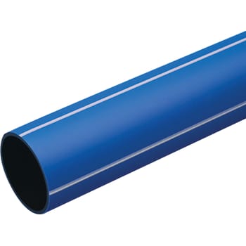 Wavin SafeTech 75 mm PE100RC PN10 SDR17 rør, blå, 6 m, DK-VAND