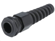 Vandtæt forskruning m. aflastning PG11, Sort (Ø5-10mm)