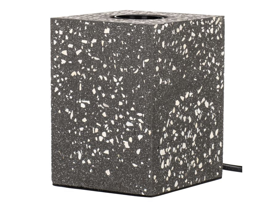 Bordlampe - 240V E27 Terrazzo, Mørkegrå (1,5m) (Max 60W)