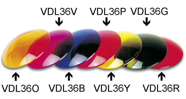 Farvefilter til PAR36 spot - Orange