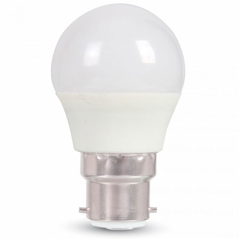 6W (40W) LED pære B22 3000K 180° (A+)