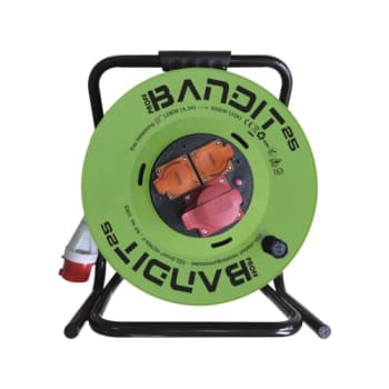 Bandit kabeltromle, 400 V, 25 m, 5 x 2,5 mm²