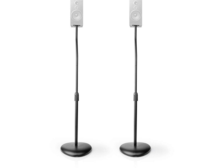 Universal Højttaler gulvstande, maks. 4,5kg, Sort (2 stk.)