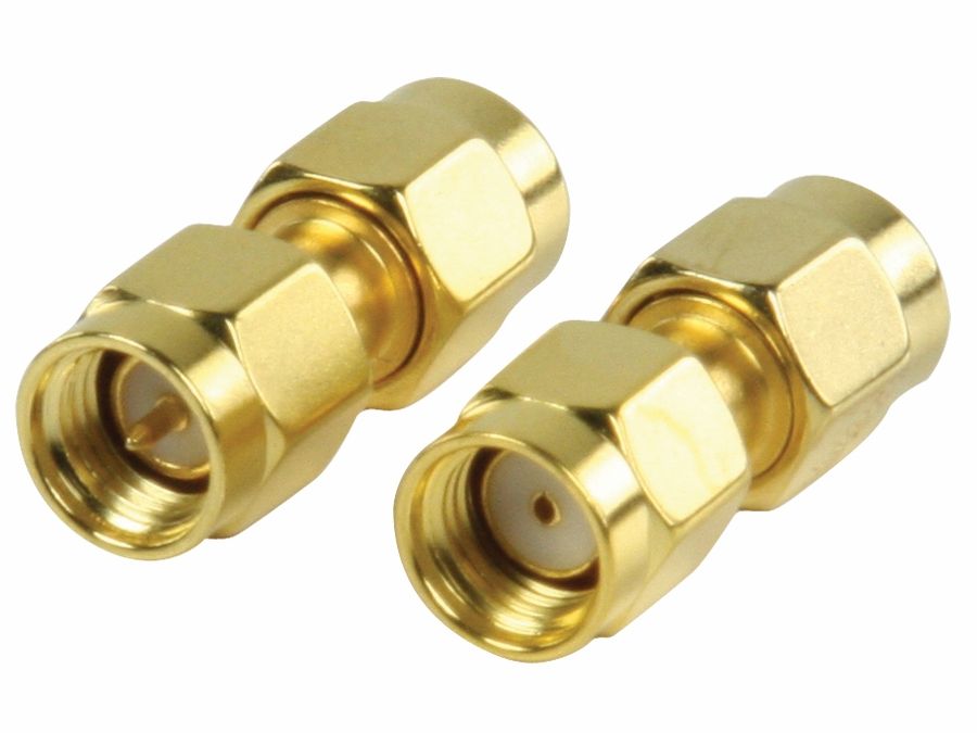 Adapter - SMA han til RP-SMA han (1 stk.)