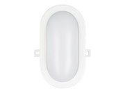 Udendørs LED skotlampe - Oval 6W Neutral Hvid (IP54)
