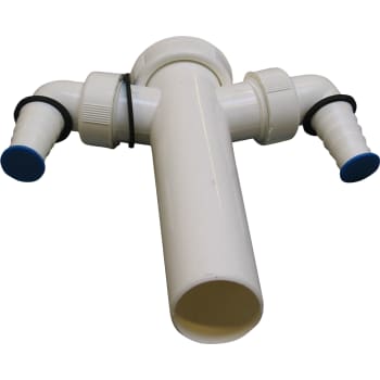 1.1/2" x 50 mm Tilslutningsrør med dobbelt studs