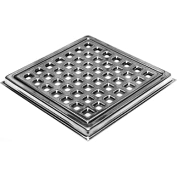 136 mm Firkantet rist med ramme