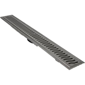 ACO 895 mm rendeafløbsarmatur med Flag rist, vægmonteret