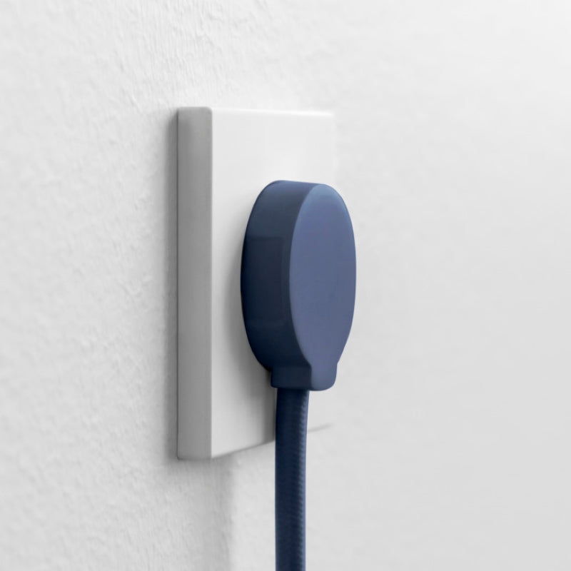 NORM flad stikprop, blå - Schuko