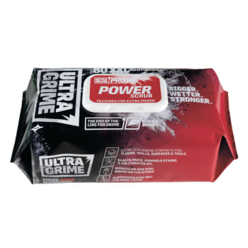UltraGrime PRO POWER SCRUB wipes, 80 stk.