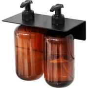 Bastant Design sæbeholder til 2 flasker i mat sort