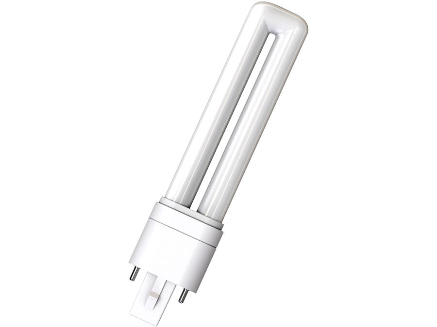 LED PL kompaktrør - 3W (7W), G23, EM+AC (840)