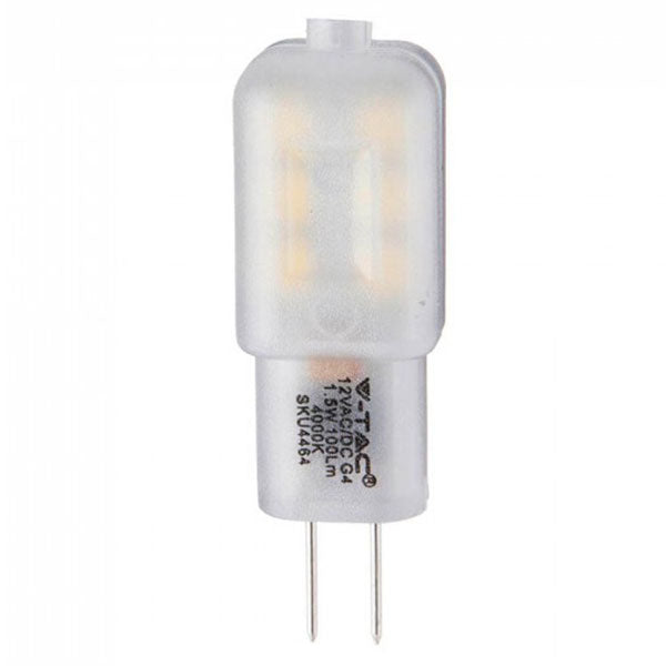 1,5W (10W) LED stiftpære G4 3000K 100Lm 300° (A+)